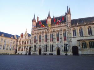 1-6ベルギー　ブルージュ市庁舎